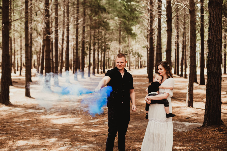 Gender Reveal photo shoot