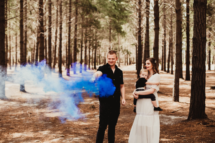 Gender Reveal photo shoot