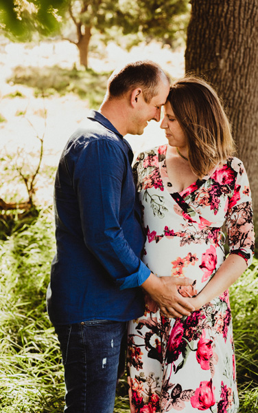 Maternity floral dress Photo Shoot