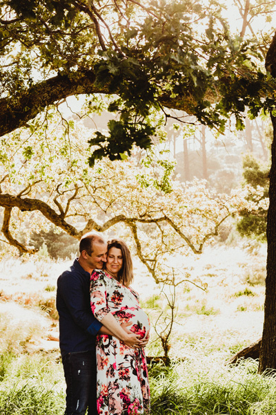 Maternity floral dress Photo Shoot