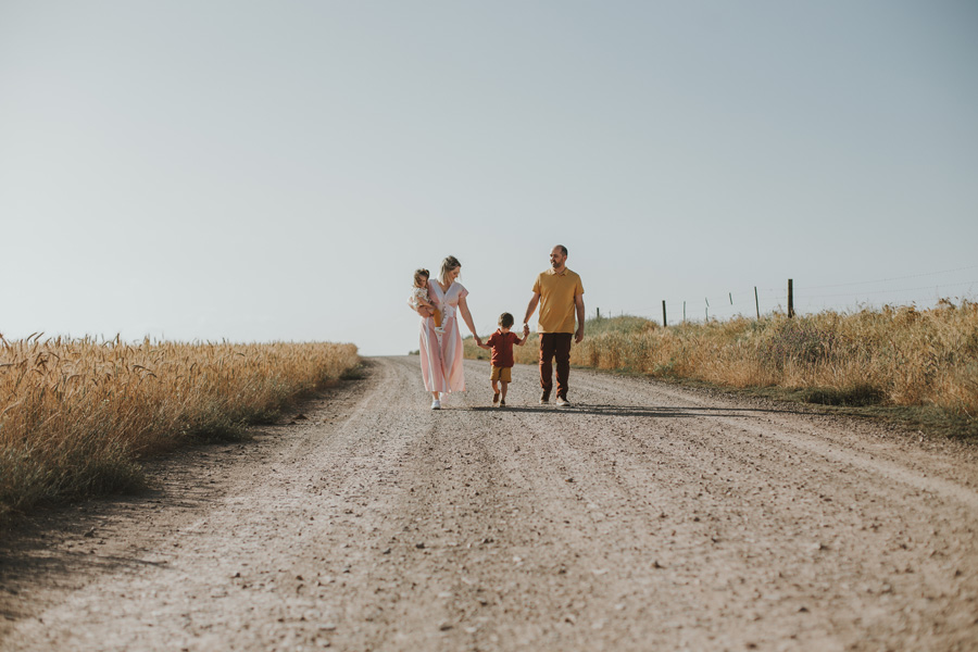 Family Photo Shoot Wheat Field Cape Town