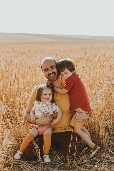 Family Photo Shoot Wheat Field Cape Town