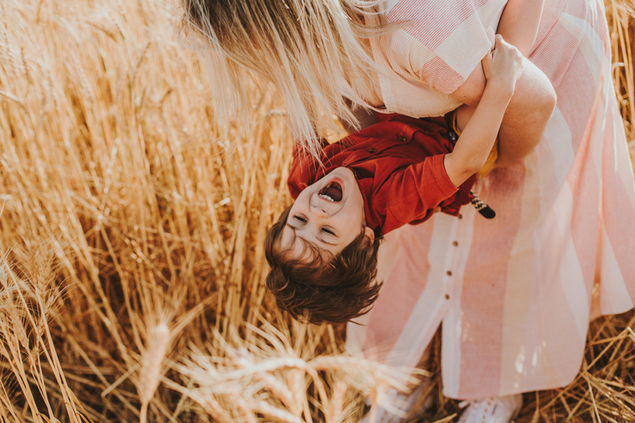 Family Photo Shoot Wheat Field Cape Town