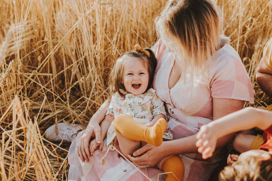 Family Photo Shoot Wheat Field Cape Town