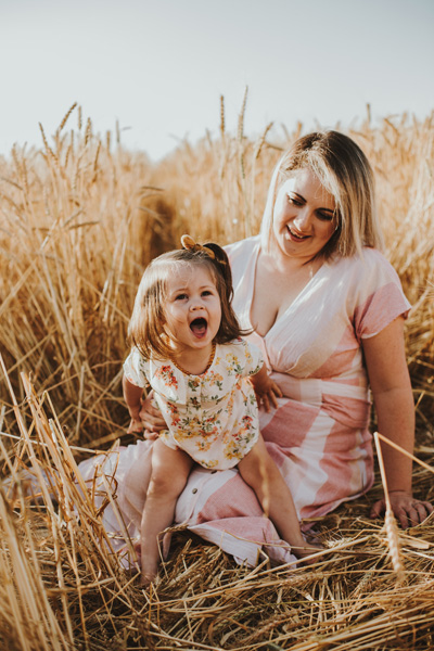 Family Photo Shoot Wheat Field Cape Town