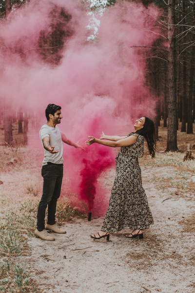 Gender Reveal smoke bomb Cape Town