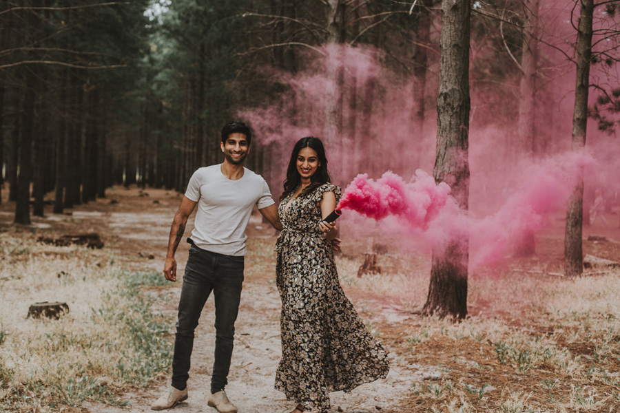 Gender Reveal smoke bomb Cape Town