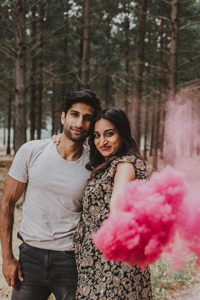 Gender Reveal smoke bomb Cape Town