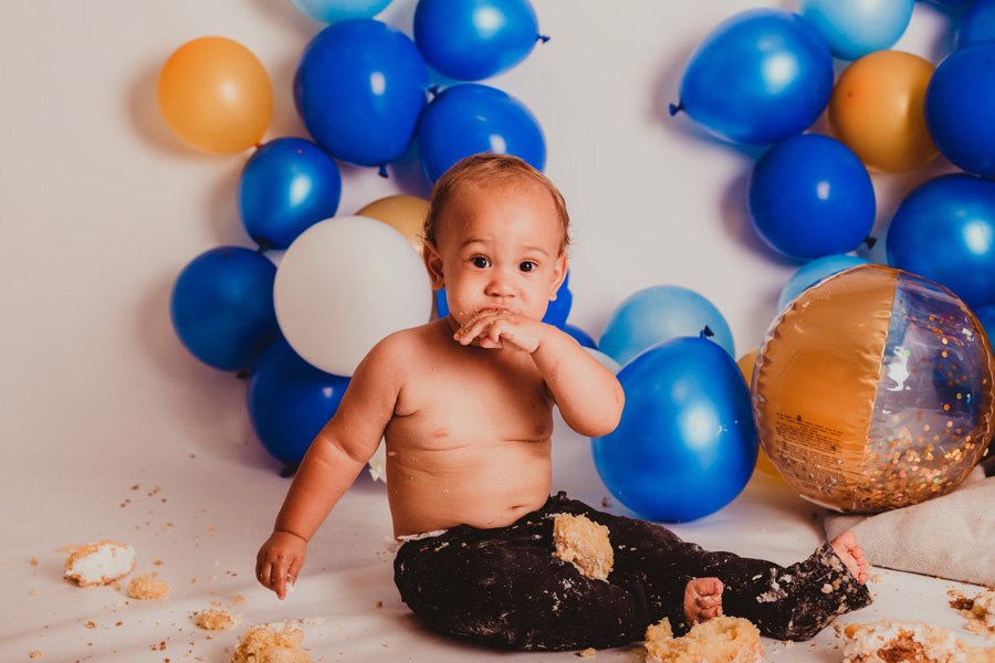 cake smash photo shoot beach theme cape town studio