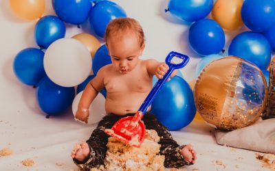 Noah Beach Theme Studio Cake Smash | Cake Smash Photographer Cape Town