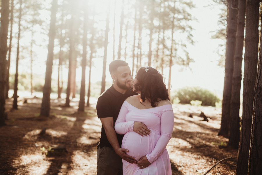 maternity shoot cape town forest