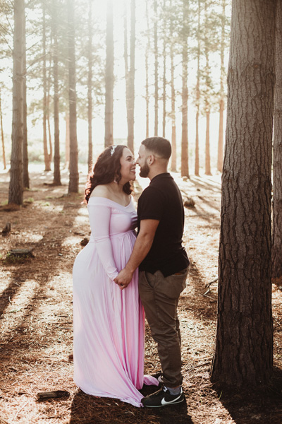 maternity shoot cape town forest