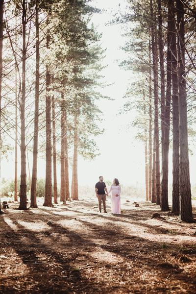 maternity shoot cape town forest