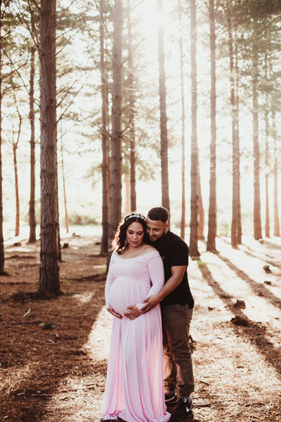 maternity shoot cape town forest