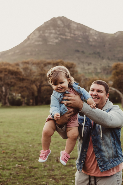 Family photo shoot forest cape town