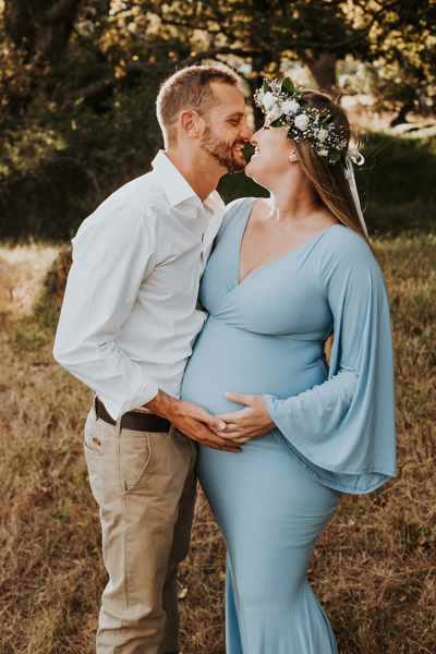 maternity photoshoot cape town forest