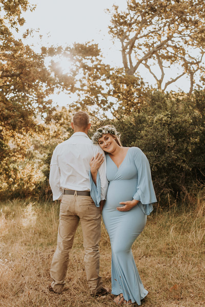 maternity photoshoot cape town forest