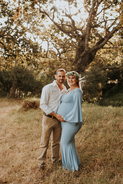 maternity photoshoot cape town forest