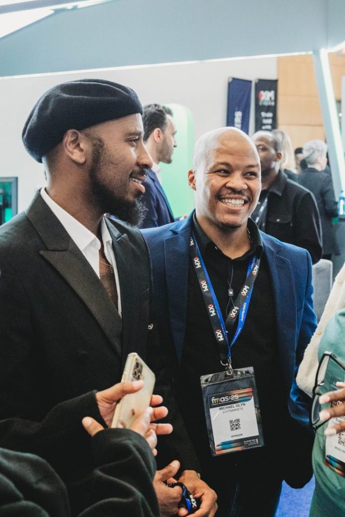Engaging Just Markets team interacting with clients and investors at CTICC in Cape Town