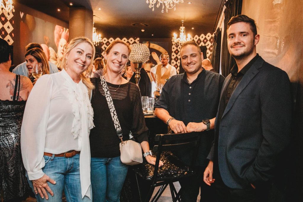 Guests enjoying gourmet canapés and drinks during the GREAT Awards celebration