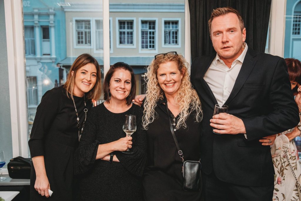 Guests enjoying gourmet canapés and drinks during the GREAT Awards celebration