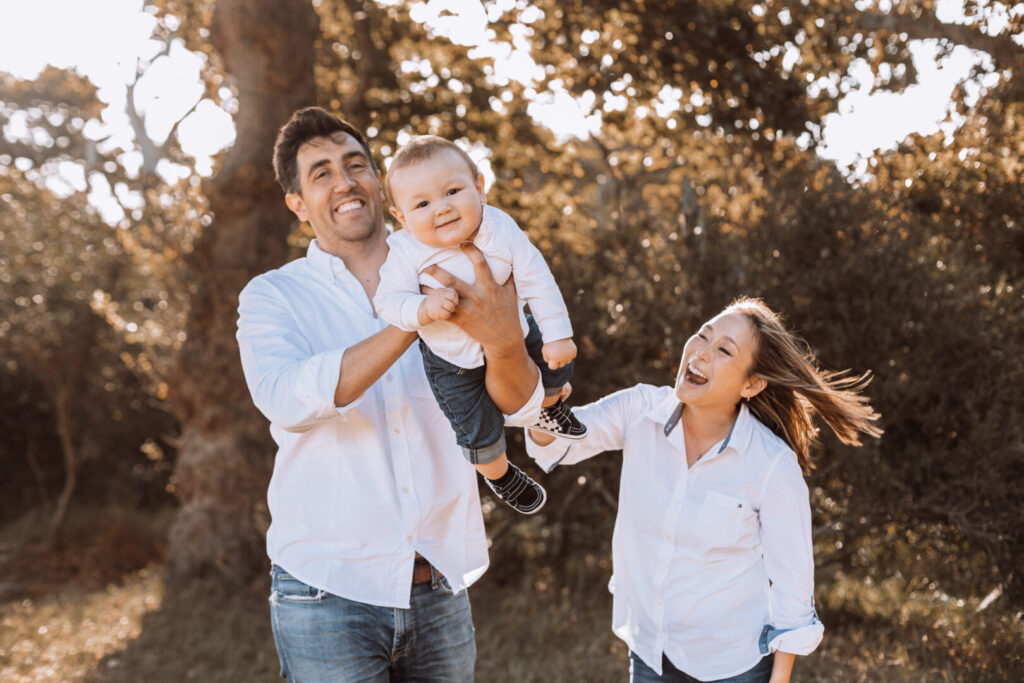 Noordhoek family photographer capturing extended family holiday session at sunset