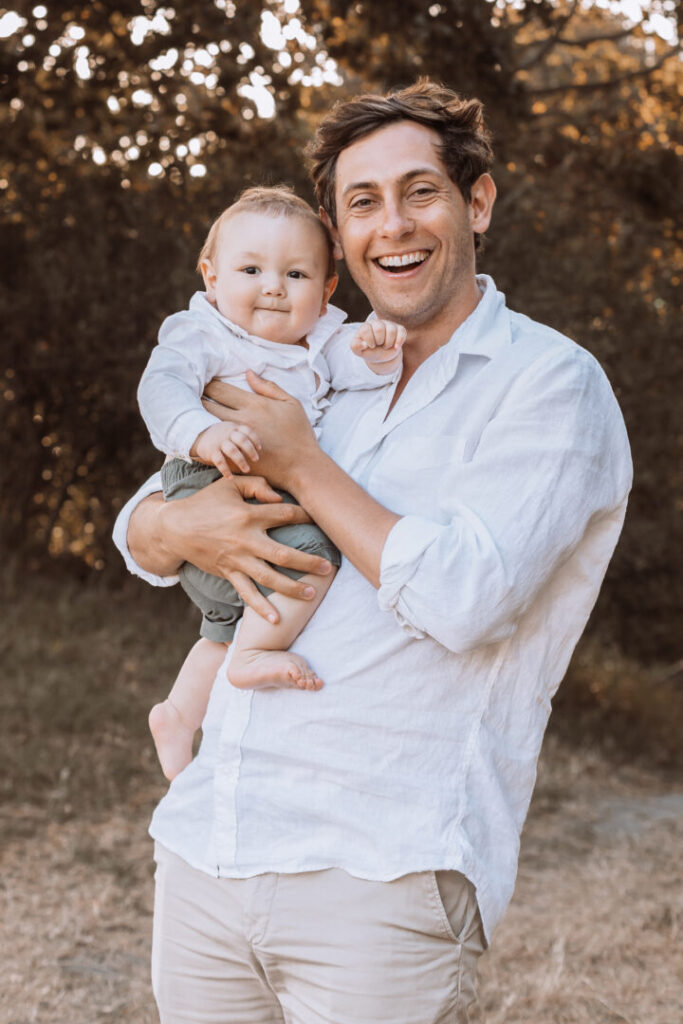 Soft neutral outfits styled for Cape Town family photoshoot
